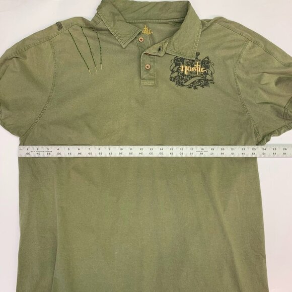Nostic Men's Y2K Vintage Embroidered Short Sleeve Polo Shirt Size 3XL - Picture 12 of 14